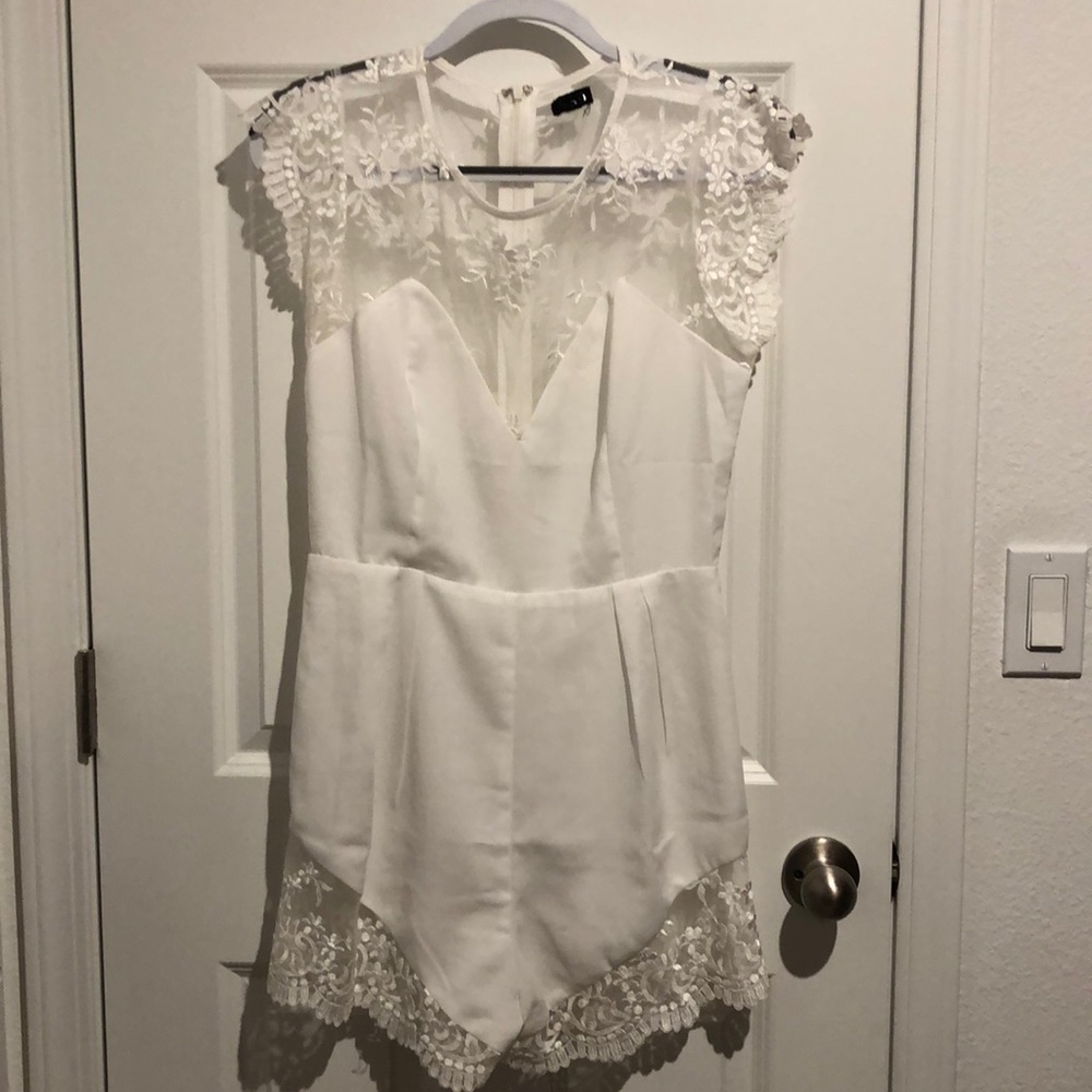 NBD White romper